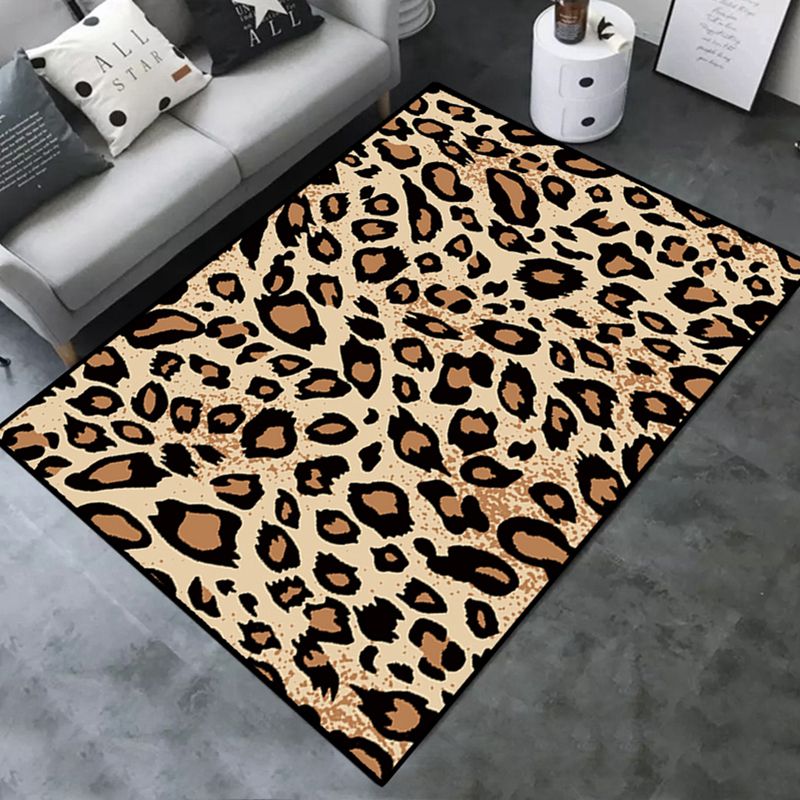 Leisure Area Rug Polyester Animals Print Rug Stain Resistant Area Rug for Home Decor