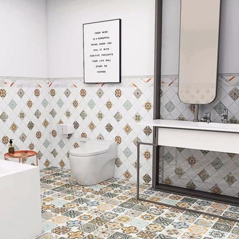 Rectangular Peel & Stick Tile PVC Single Tile for Kitchen and Bathroom