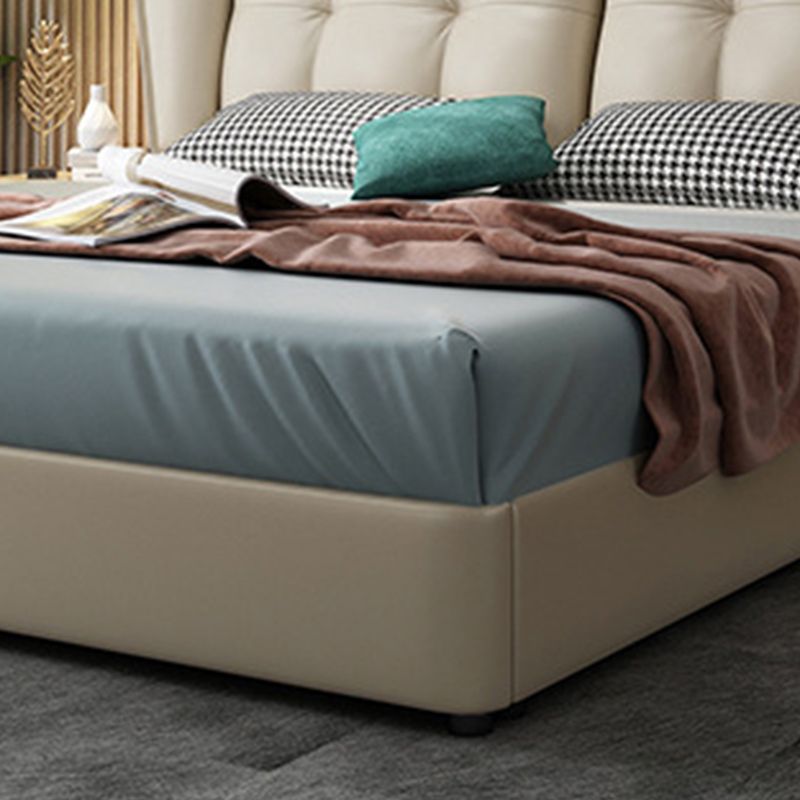 Contemporary Pine Wood Storage With Wings Lift Up Storage Wingback Bed