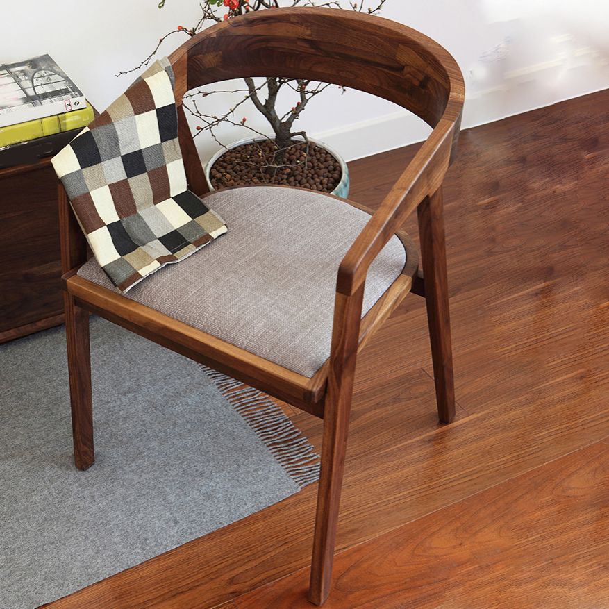 Wood Side Dining Chairs Contemporary Kitchen Dining Armchair