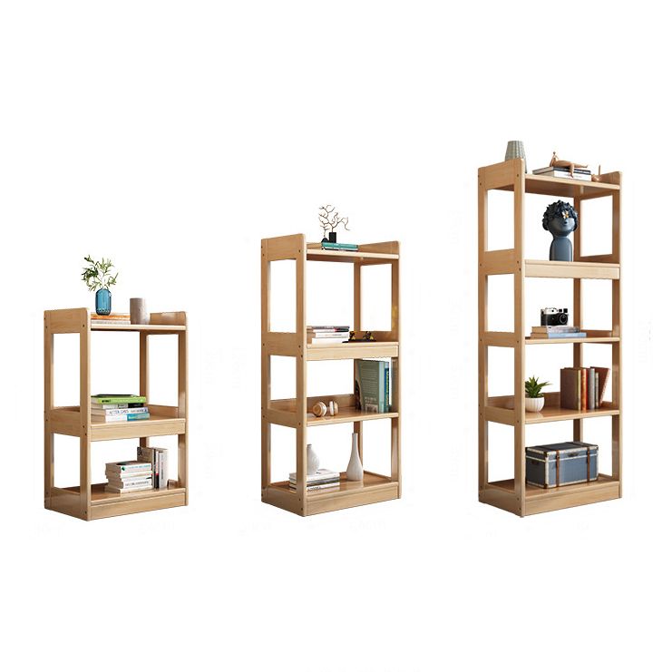 Open Shelf Storage and Display Shelves Bookcase Modern Wooden Bookshelf for Living Room