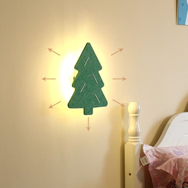 Luz de pared de forma única de estilo moderno poliéster 1 luces de montaje de pared de 1 luces