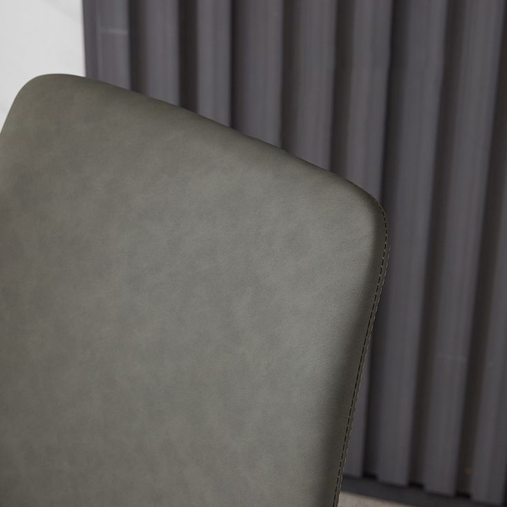 Modern Kitchen Black Sintered Stone Furniture of Standard Height Formal Dining Room Table Set