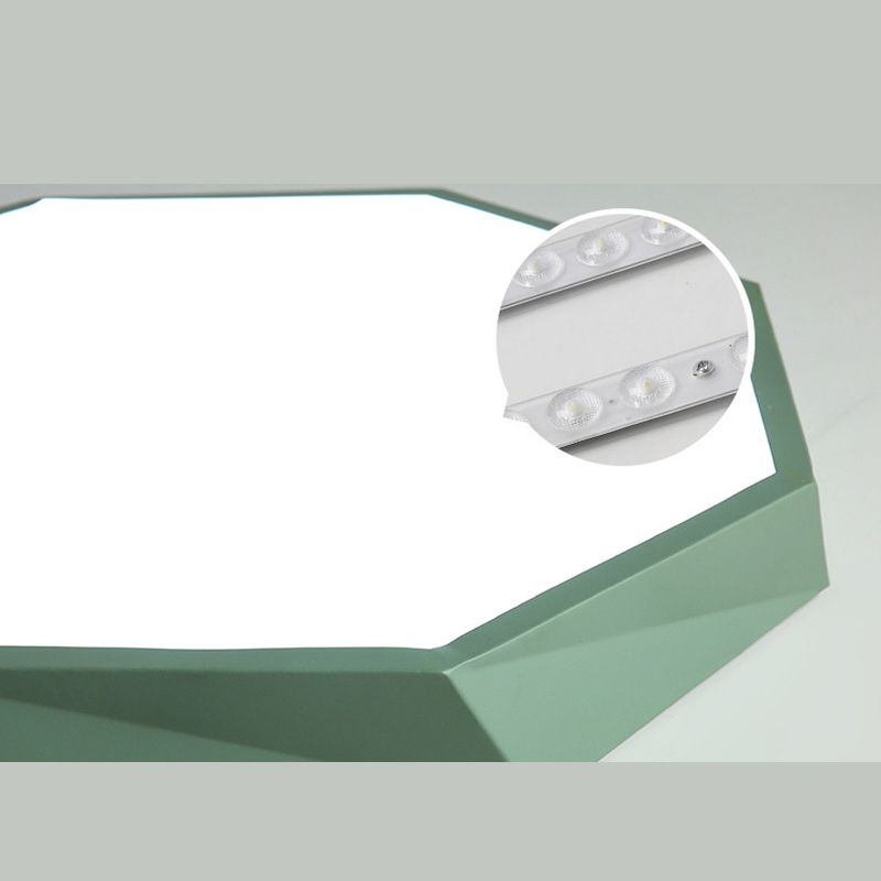 Plafonnier encastré géométrique en métal, luminaire LED de Style nordique