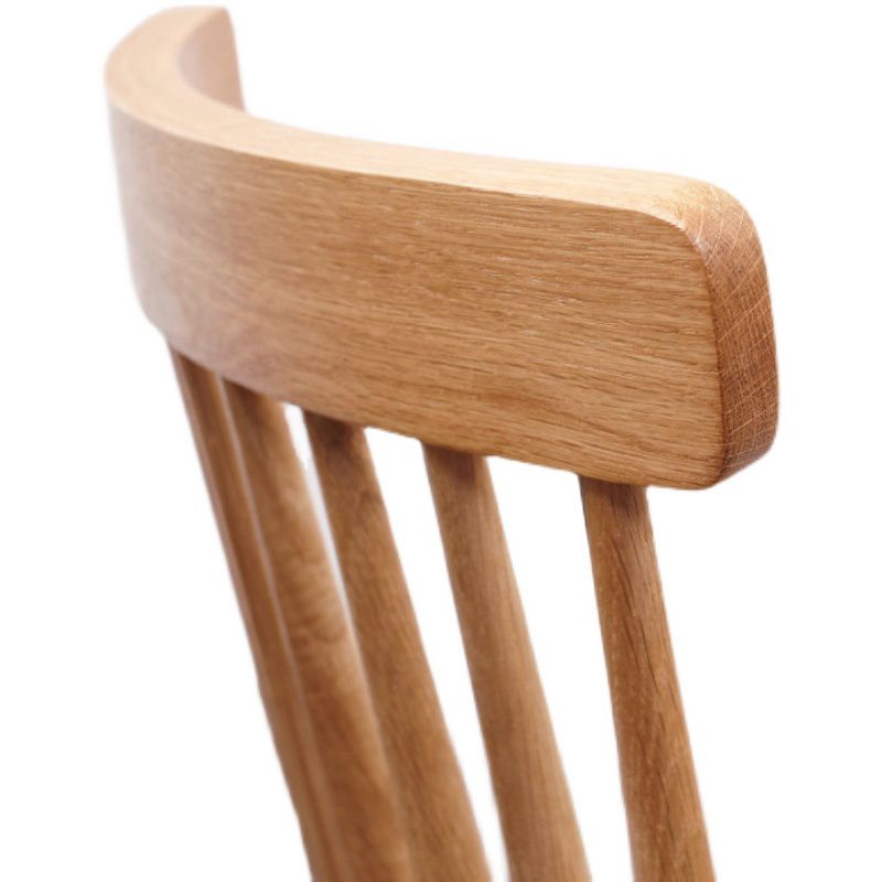 Modern Kitchen Wood Square Dining Chair Windsor Back Side Chair for Home Use