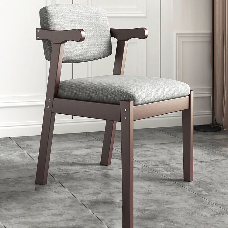 Chaise de salle à manger contemporaine, chaise à dossier ouvert avec 4 pieds pour un usage domestique