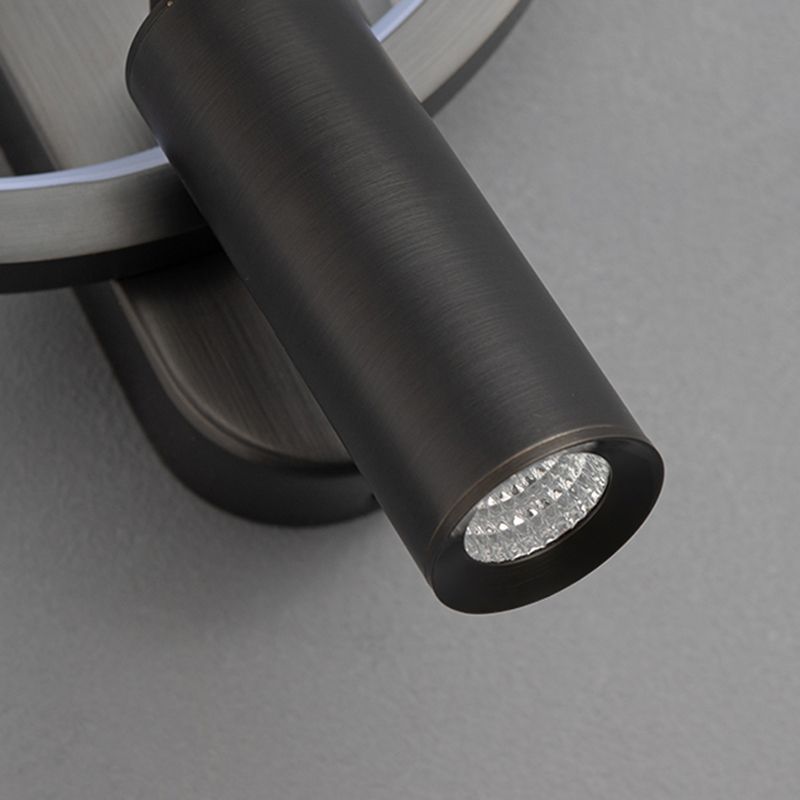 Modern Simple Wall Mount Lamp 2 Lights LED with Acrylic Shade for Living Room