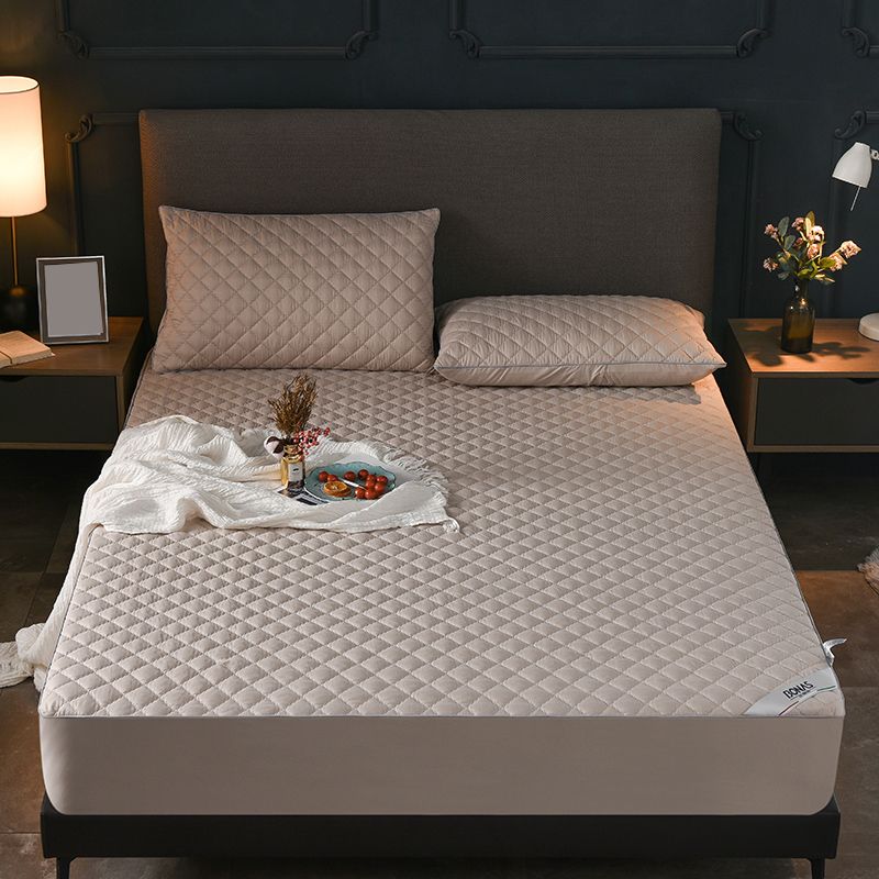 Solid Color Bed Sheet Set Breathable Extra Soft Bed Sheet Set with Waterproof