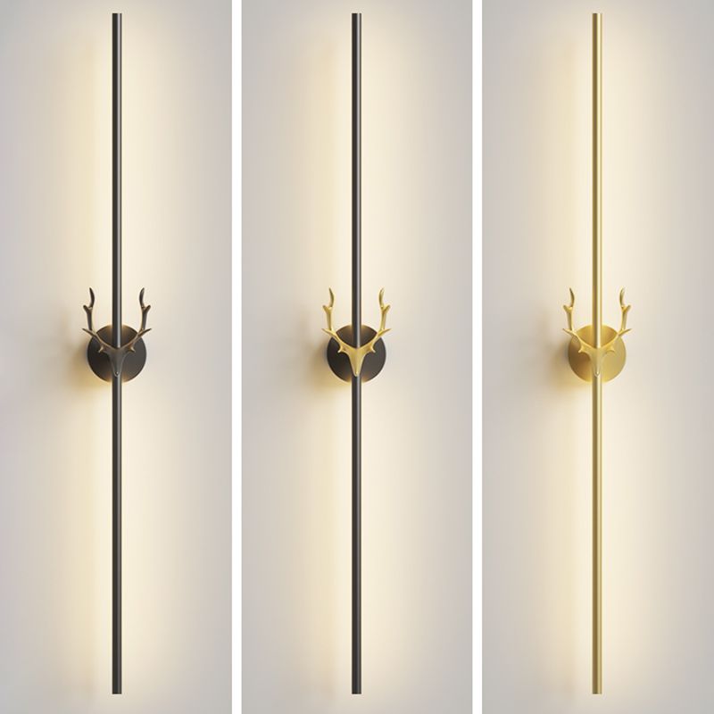 Lumière murale en métal de style moderne Minimaliste de bande LED LED GALCE LEUR POUR LA CHAMBRE