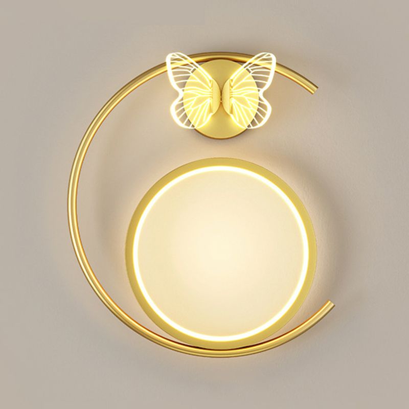 Modern Simple Wall Mount Light LED Wall Sconce Light with Acrylic Shade for Bedroom