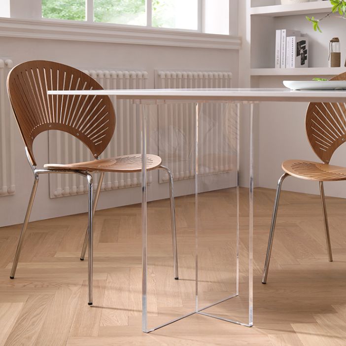 Modern Rectangle Dining Table Sintered Stone Dinner Table for Dining Room