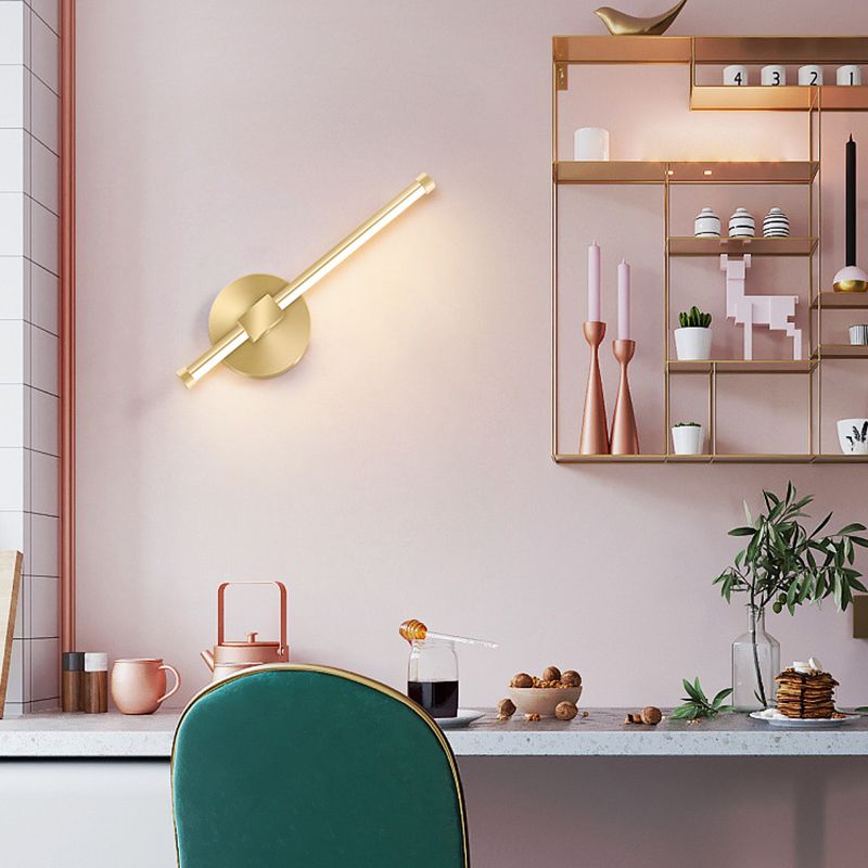 Pivoting Wall Lamps Simplicity Metal 1 Light Wall Light Sconces