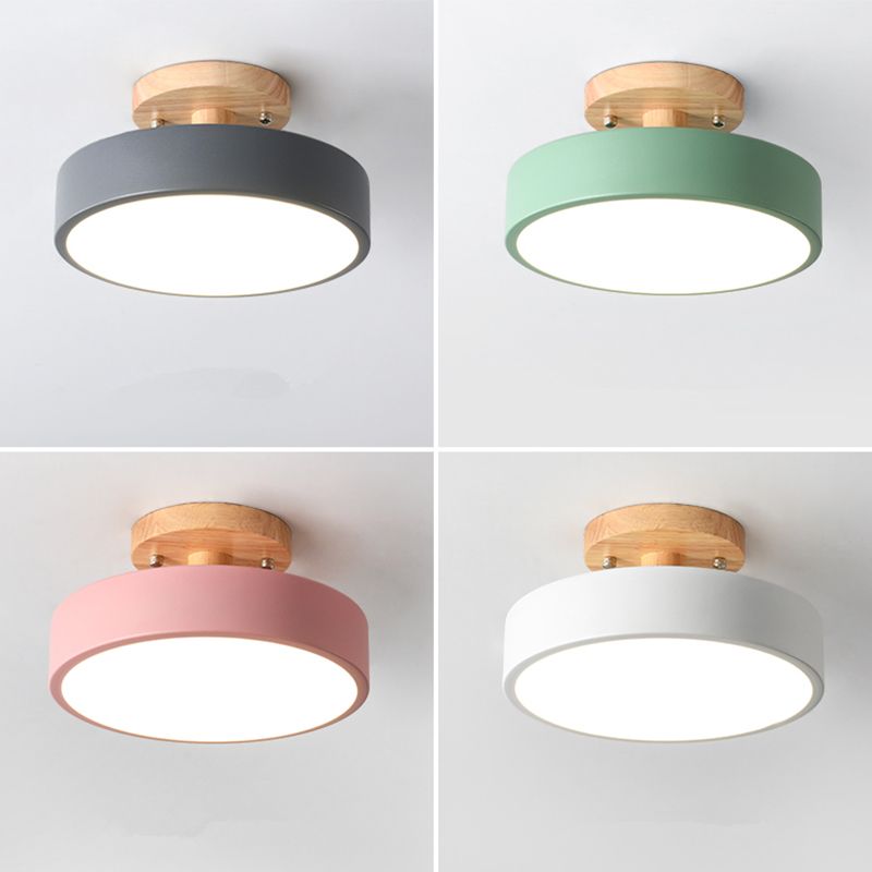 Sofiling a rullo del soffitto del tamburo nordico a 1 leggero a soffitto in legno montato