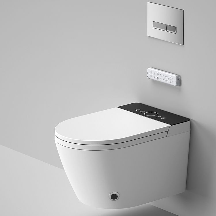 Modern White Wall Mount Urine Toilet Siphon Jet Toilet Bowl with Toilet Seat