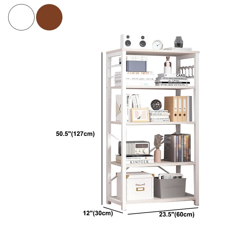 Etagere Shelf Bookcase Modern Vertical Bookshelf for Home Office