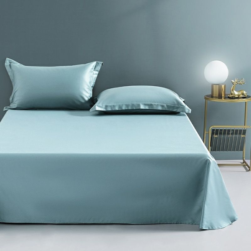 Elegant Bed Sheet Solid 1-Piece Cotton No Theme Set Fitted Sheet