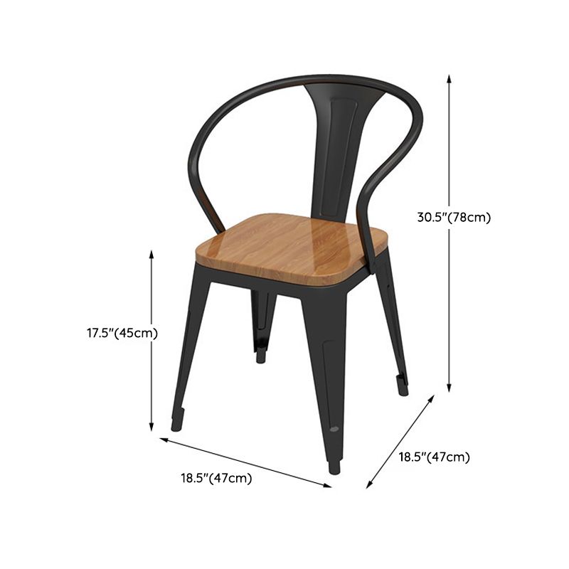 Industrial Rectangle Wooden Table Set 1/2/5 Pieces Dining Set for Kitchen