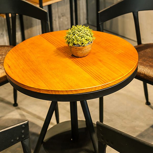 Modern 1/3/4/5 Pieces Dining Set Round Pine Wood Dining Table for Home