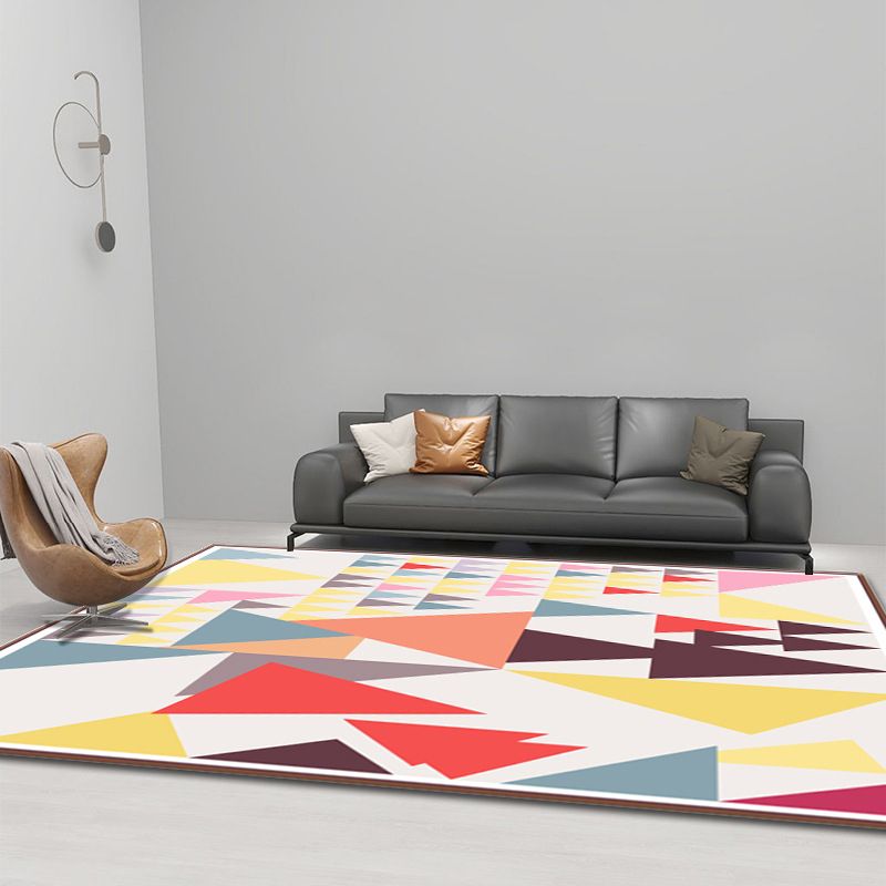 Simplicity Home Decoration Rug Graphic Pattern Area Carpet Polyester Pet Friendly Indoor Carpet