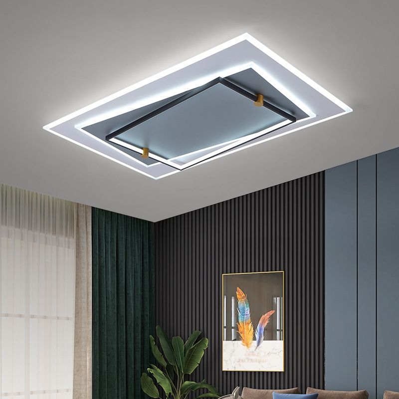 3-stufige oberflächenmontierte Deckenleuchte im nordischen Stil, Acryl-Schlafzimmer-LED-Einbauleuchte