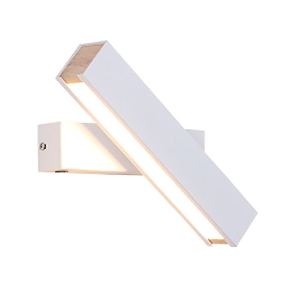 Metal Square Shape Wall Light Modern Style 1 Light Wall Mounted Light Fixture