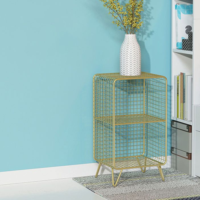 Modern Style Bookcase Standard Closed Back Metal Bookshelf for Home