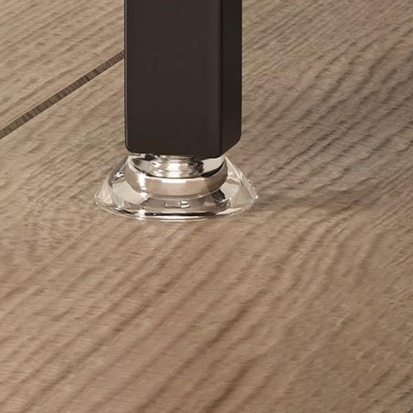 Contemporary Metal Bookshelf Black Etagere Shelf Bookcase for Study Room