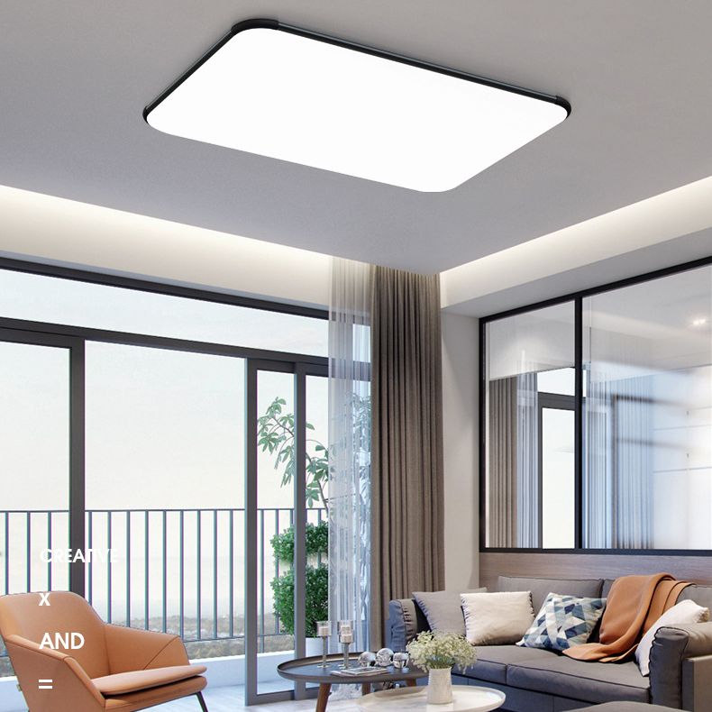 Ultra-Thin Led Flush Mount Ceiling Light Fixtures Modern Acrylic Flush Mount