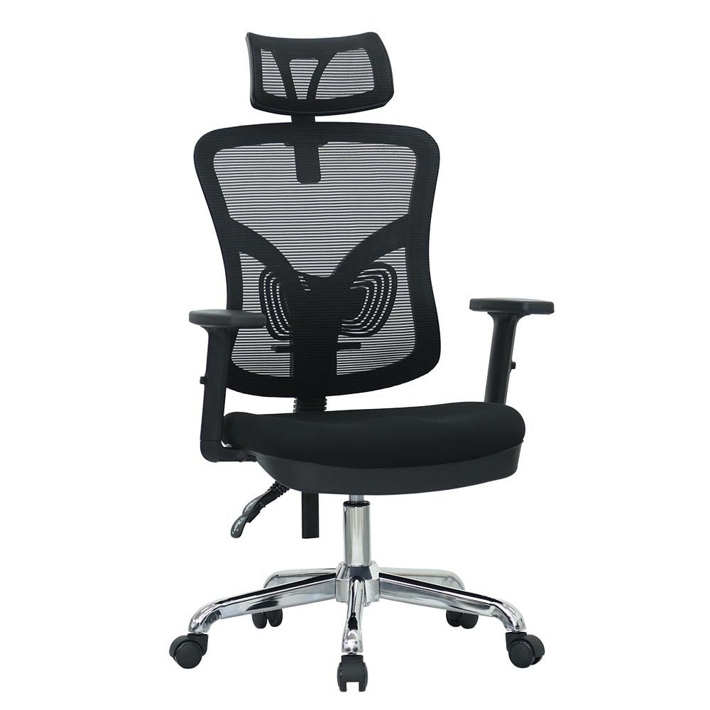 Modern Computer Chair Adjustable Arms Chair Lumbar Support Chair