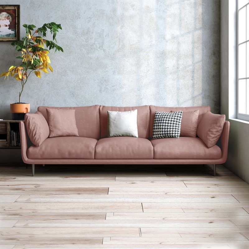 Modernisme Standaard Sofa 3/4-zitplaatsen Tuxedo Arm Sofa voor woonkamer