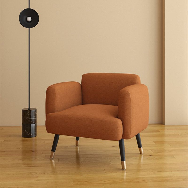 Contemporary Tight Back Sofa with Square Arm for Living Room