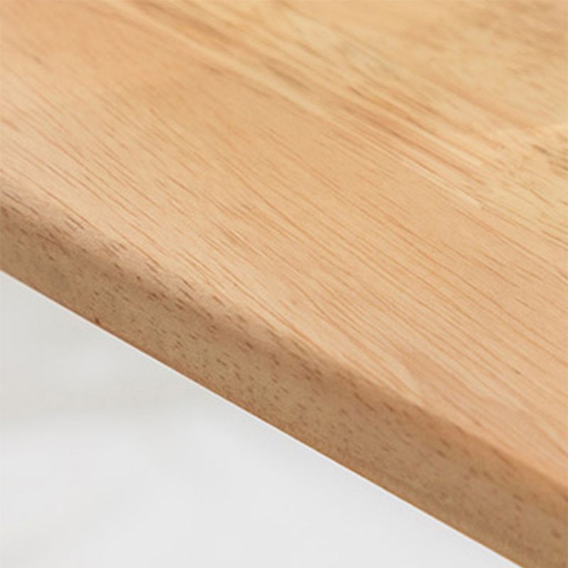 Contemporary Solid Wood Bar Table 47.2"L Trestle Base Bar Desk for Indoor