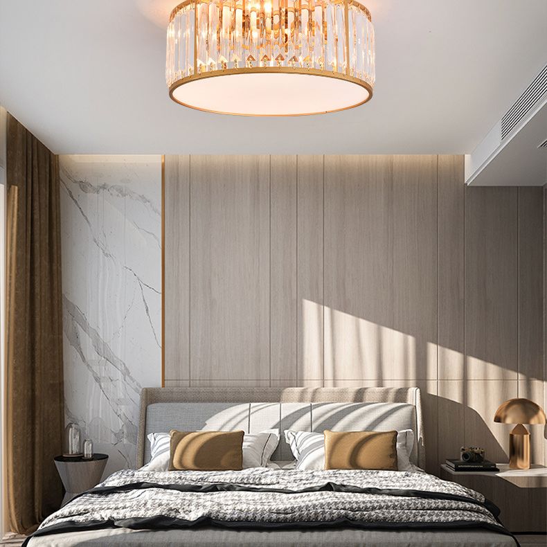 Plafonnier festonné Plafonnier moderne en cristal