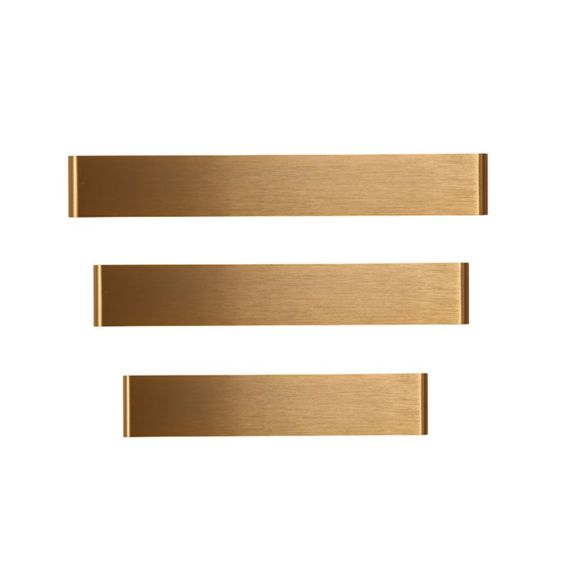 Luz de pared de metal de forma cuadrada estilo moderno 1 lámpara de montaje de pared ligera