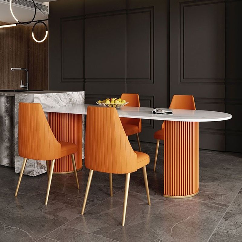 Free Form Home Dining Table Modern Dining Room Table of Sintered Stone