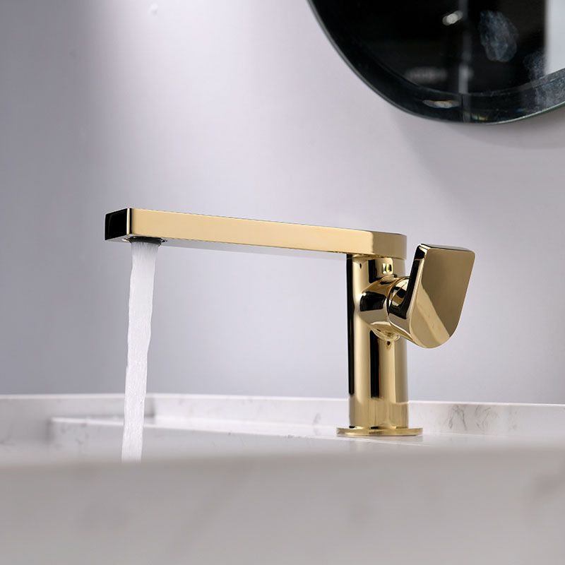 Modern Brass Bathroom Faucet Knob Handles Deck-mount Fixed Faucet