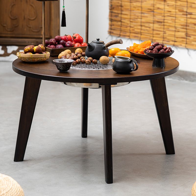 Contemporary Coffee Table Wooden 4 Legs Coffee Cocktail Table for Living Room
