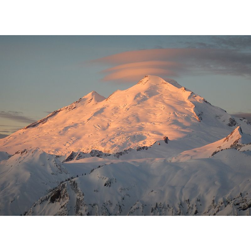 Mountain Peak Moisture-Resistant Mural Wall Decor for Sitting Room, Made to Measure