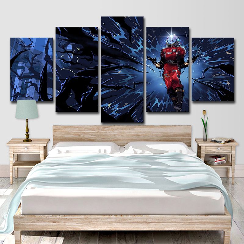 Blue Prey Game Character Art Print Fantasy Kids Multi-Piece Wall Decor for Teen Room