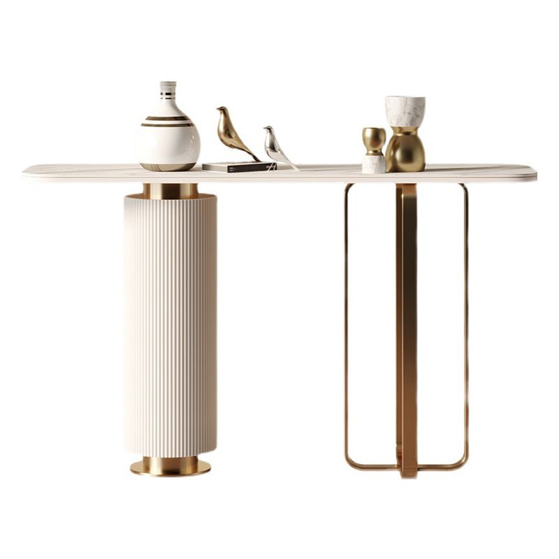 Glam Console Table 15.74" W Rectangle Console Sofa Table for Hall