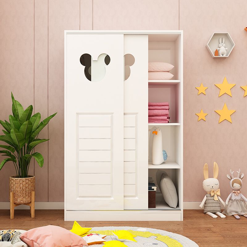 Artificial Wood Hanging Clothes Rack Matte Hanging Clothes Rack