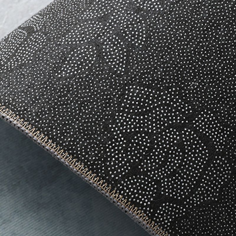 Yellow Gorgeous Rug Polyester Tree Rug Non-Slip Backing Rug for Living Room