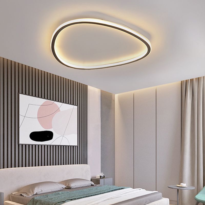 Moderne Flush Mount Light Armaturen Acryl 1 Licht Flush Light Fixtures