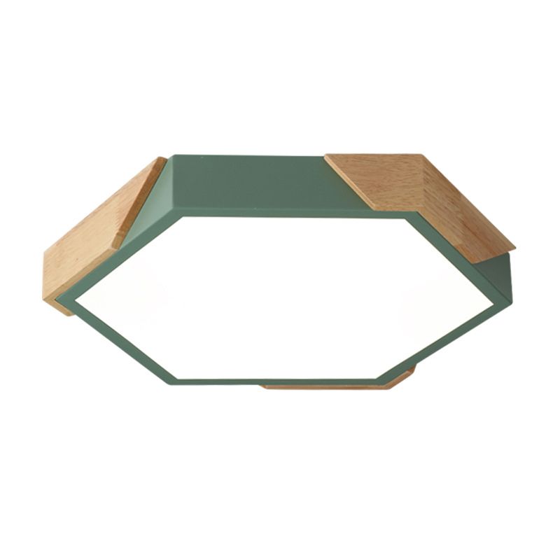 Macaron Color Flush Mount Cute Children's Room Bedroom Balcony Living Room Modern Minimalist Style Energy-saving Lamps