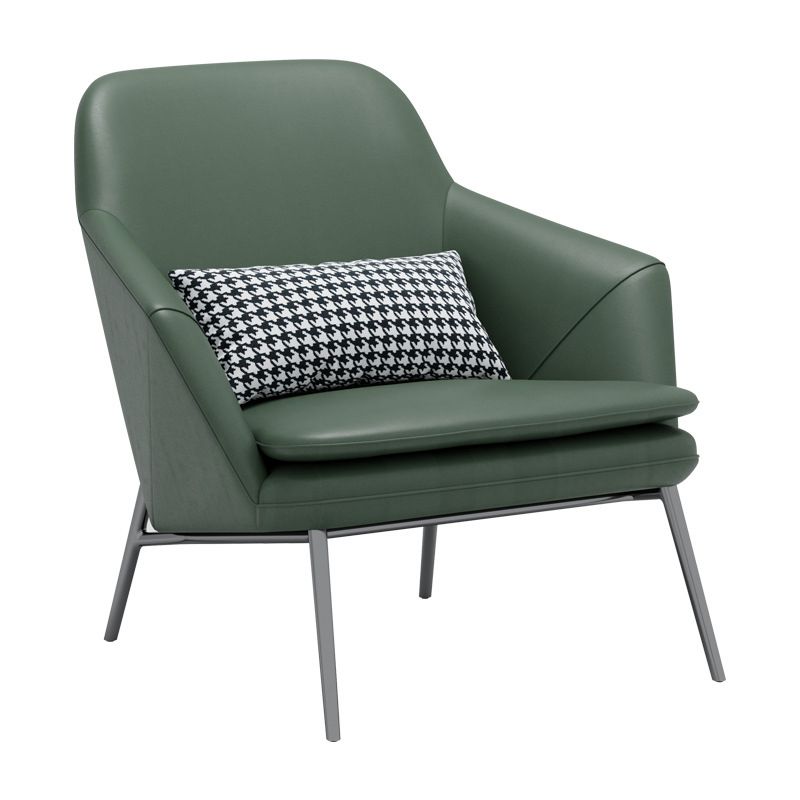 Arms Included Accent Armchair with Split Back, 32.68" W √ó 32.68" L √ó 33.46" H