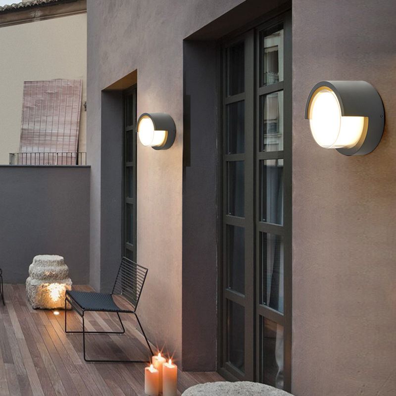 Geometrische Wandbeleuchtung in modernem Acryl 1 leichte LED -Wandlampe im modernen Stil