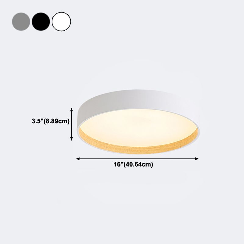 Modern Style Cylindrical Shade Ceiling Lamp Metal 1 Headed Ceiling Lighting for Restaurant