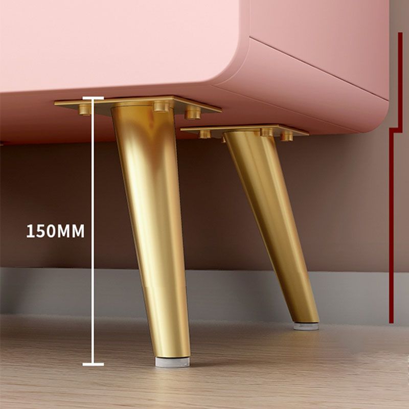 14" D Wooden Bookshelf Modern Closed Storage Bookcase with Drawer and Door