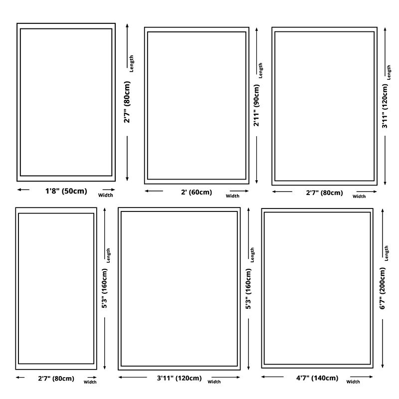 Multicolored Modern Rug Triangle Pattern Area Carpet Polyester Stain Resistant Rug for Living Room