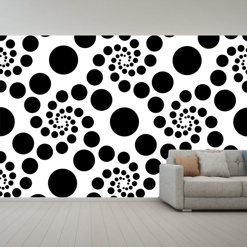 Illustration Modern Mural Wallpaper with Geometric Patterns for Decoration